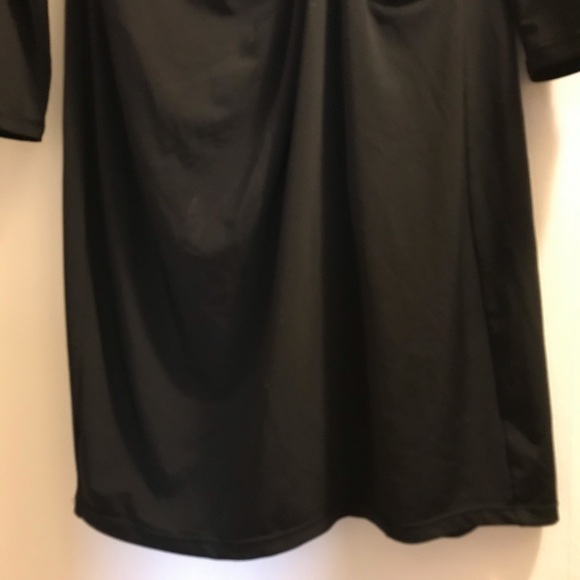 MAX STUDIO long-sleeve black twist-front dress (L) - Picture 8 of 8